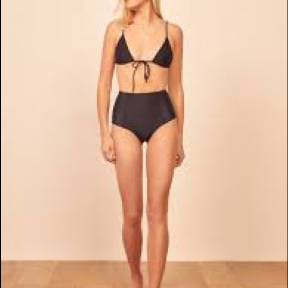 Reformation Mandalay high waist bikini bottom